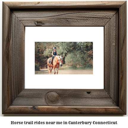 horse trail rides near me in Canterbury, Connecticut